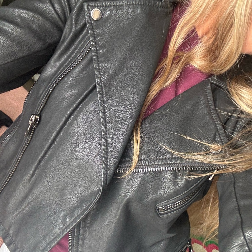 Blank NYC Black Leather Jacket